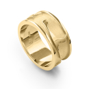 Ring Sylt matt/poliert/vergoldet
